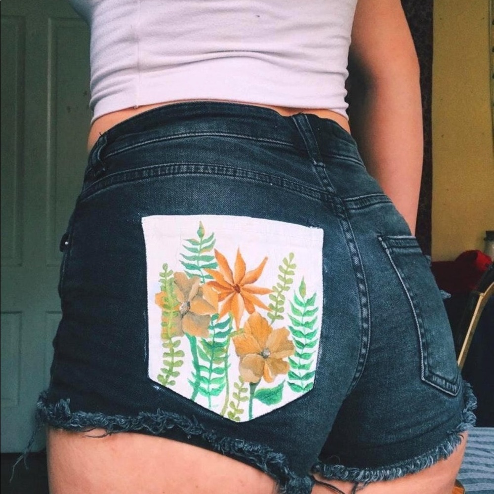 Hand Painted Shorts